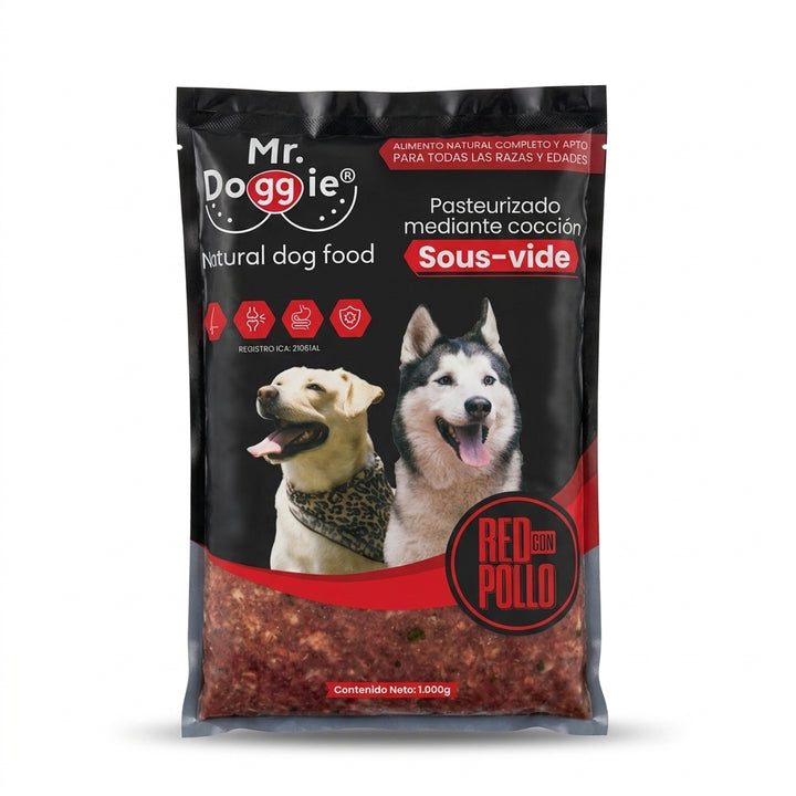 Mr. Doggie Red con Pollo