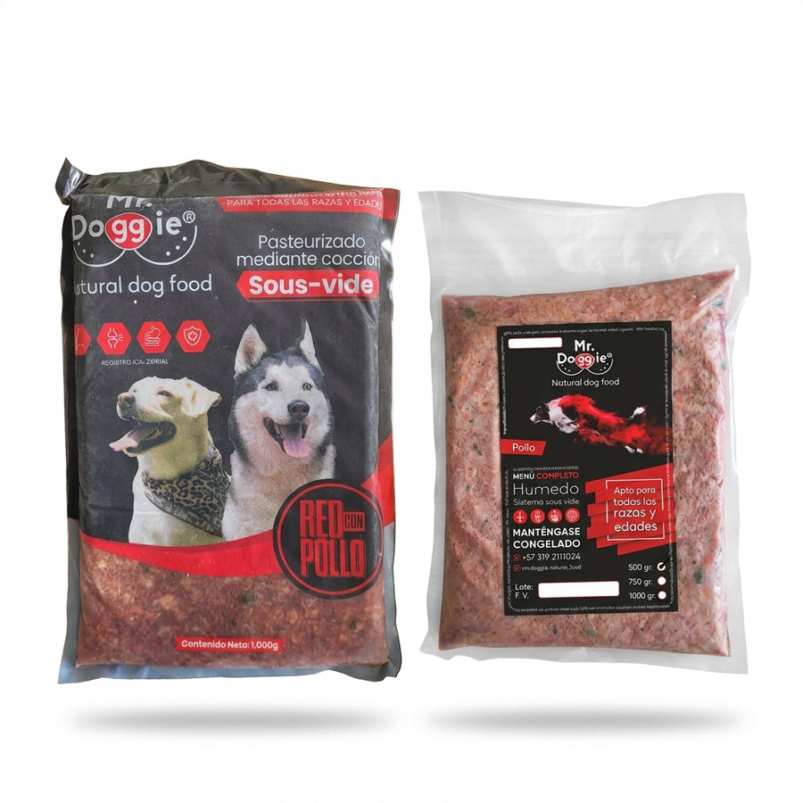 Mr.Doggie Red con Pollo